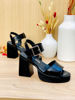 Imagen de Sandalia Verona Negro Total Milano