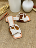 Imagen de Sandalia Ibiza Animal Print Beige