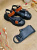 Imagen de Sandalia Ramses Whisky y Negro