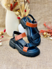 Imagen de Sandalia Ramses Whisky y Negro