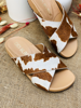 Imagen de Sandalia Moore Animal Print Beige