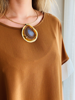 Imagen de Collar de Piedra Ancona Marron