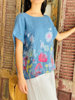 Imagen de Blusa Faenza Azul Piedra