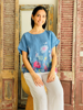 Imagen de Blusa Faenza Azul Piedra