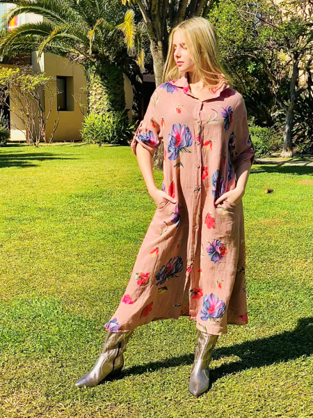 Imagen de Vestido Sicilia Rosa Viejo