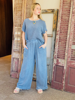 Imagen de Blusa Andora Azul Piedra