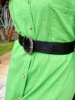 Imagen de Cinto de Piedra Negro Lagarto Alpaca