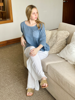 Imagen de Blusa Vermezzo Azul Piedra
