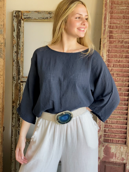 Imagen de Blusa Doha Azul Marino