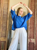 Imagen de Blusa Doha Azul Francia