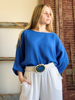 Imagen de Blusa Doha Azul Francia