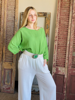Imagen de Blusa Doha Verde Lima
