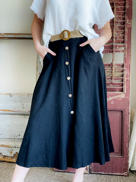 Imagen de Pollera Menfi Negro