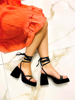 Imagen de Sandalia Siena Negro Nobuck