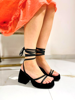 Imagen de Sandalia Siena Negro Nobuck