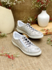 Imagen de Sneaker Varys Plata Craquelado