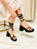 Imagen de Sandalia Siena Negro Cuero