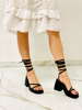 Imagen de Sandalia Siena Negro Cuero