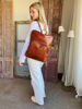 Imagen de Mochila Bouman XL Whisky Milano Lagarto