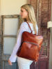 Imagen de Mochila Bouman XL Whisky Milano Lagarto