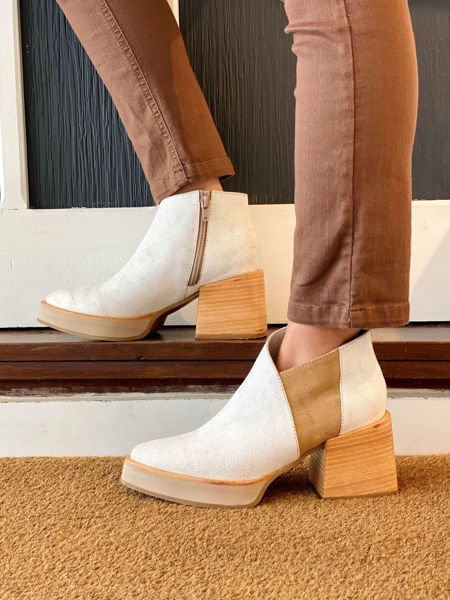 Imagen de Bota Hasselt Blanco Craquelado