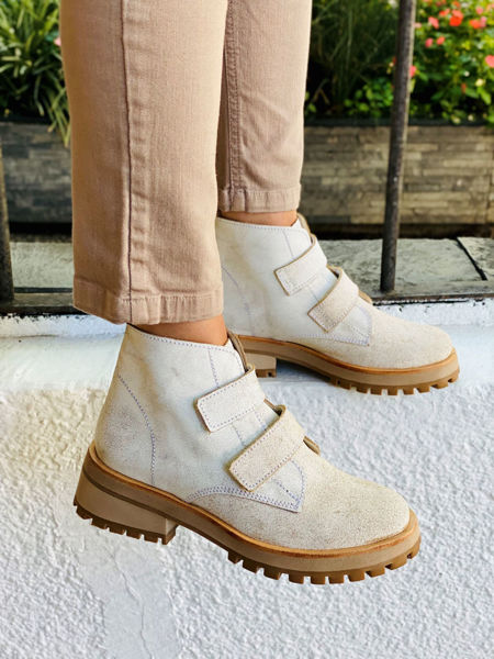 Imagen de Bota Amberes Blanco Craquelado