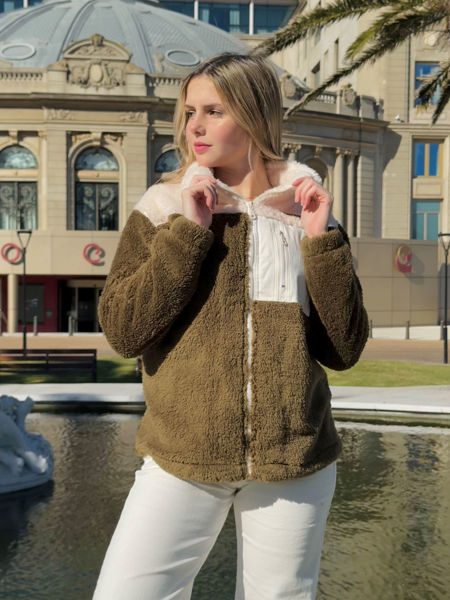 Imagen de Campera Navier Verde Crudo