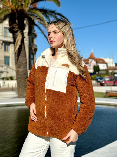 Imagen de Campera Navier Tostado Crudo