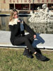 Imagen de Campera Navier Negro Crudo