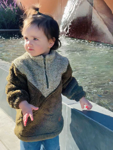 Imagen de Buzo Finnigan Kids Verde y Verde Gaspeado