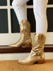 Imagen de Bota Texana Dortmund Oro Craquelado