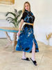 Imagen de Vestido Asturias Negro y Azul