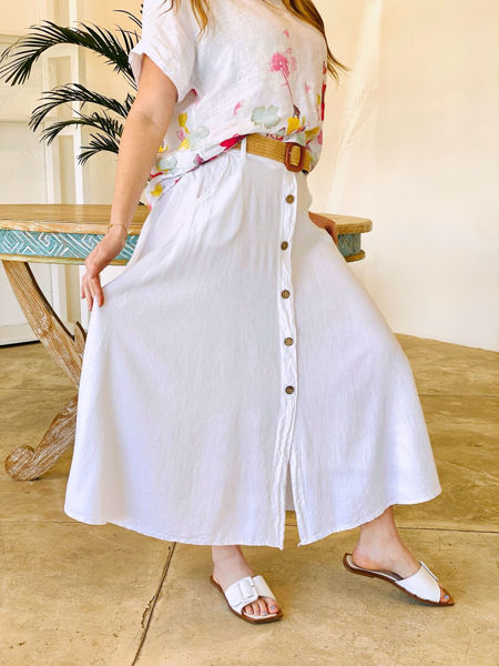 Imagen de Pollera Menfi Blanco