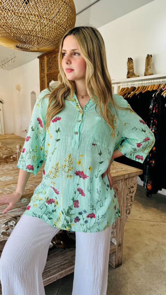 Imagen de Blusa Toledo Verde Agua