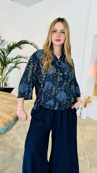 Imagen de Blusa Melezet Azul Marino