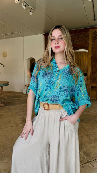 Imagen de Blusa Melezet Verde Esmeralda