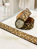 Imagen de Cinto de Cuero Animal Print Guampa Ovalada