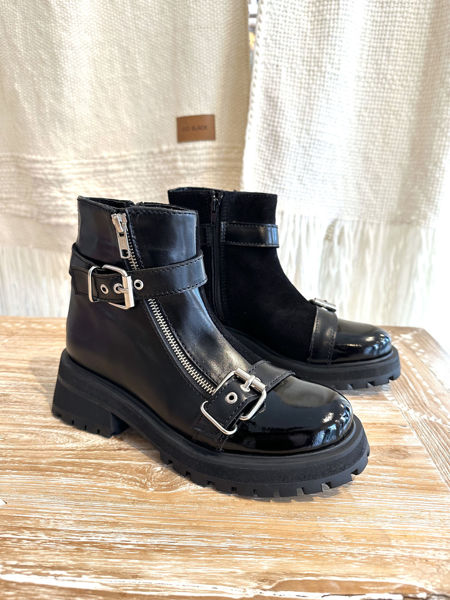 Imagen de Bota Campbell Negro Milano Charol
