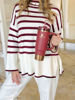 Imagen de Buzo Flatts Blanco Bordo
