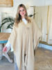 Imagen de Ruana de lana merino Camel