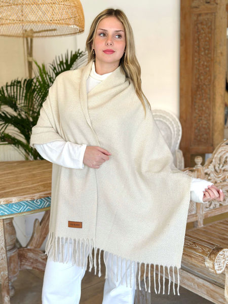 Imagen de Bufandon Meryl Natural