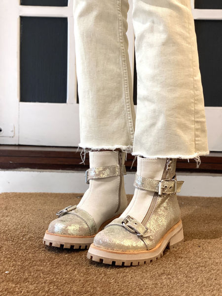 Imagen de Bota Campbell Vison Oro Craquelado