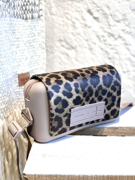 Imagen de Cartera Saint Tropez Animal Onca Beige