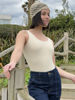 Imagen de Mesh Hat Lurex Champagne