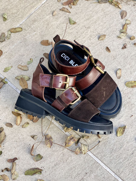 Imagen de Sandalia Bahamas Choco Nobuck