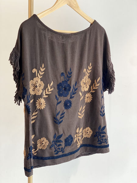 Imagen de Blusa Aurelia Chocolate