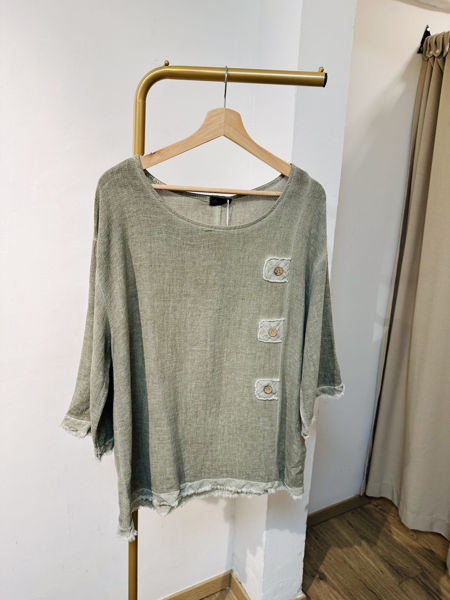 Imagen de Blusa Marbella Verde Oliva