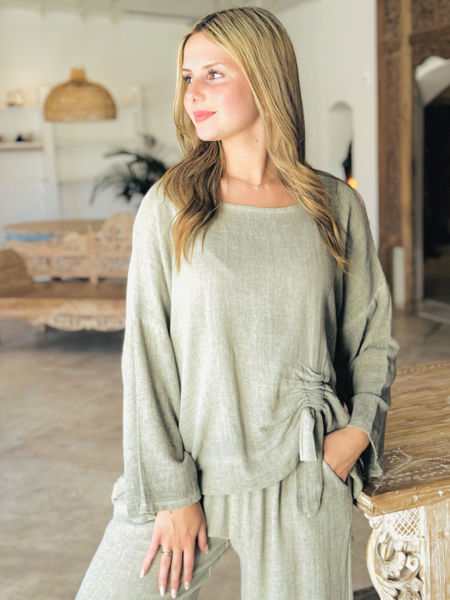 Imagen de Blusa Bangkok Verde Oliva